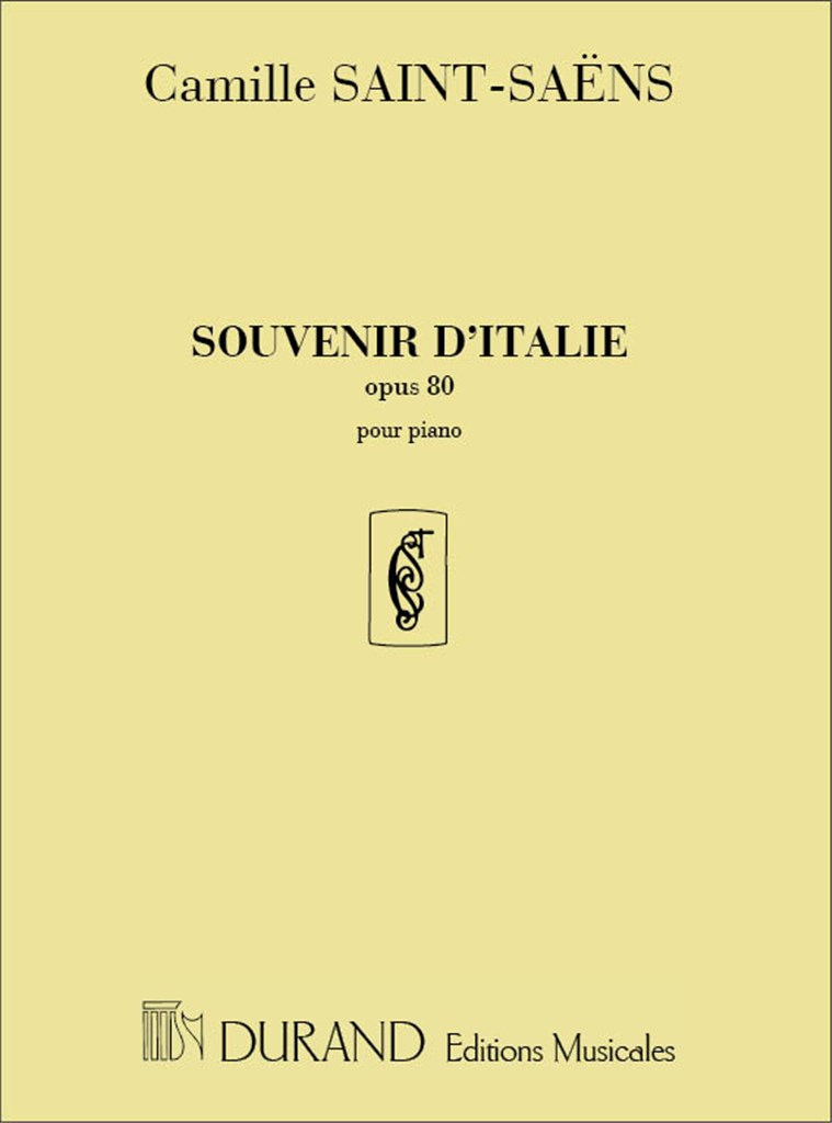 Souvenirs D'Italie Piano